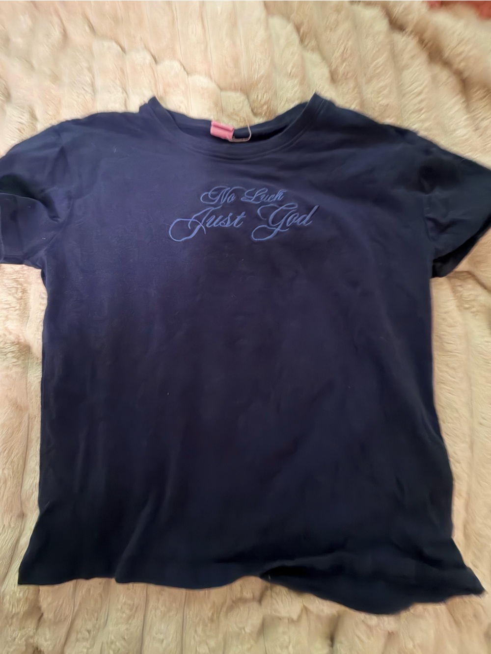 Women’s Navy Short Sleeve Sleep Tee